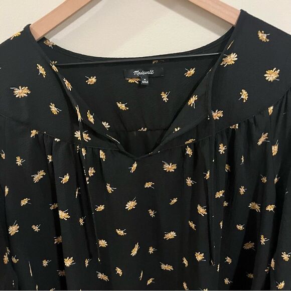 Madewell Tie-Waist Mini Dress in French Daisies - Picture 8 of 14